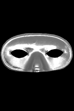 MASCHERA LAMINATA ARGENTO 